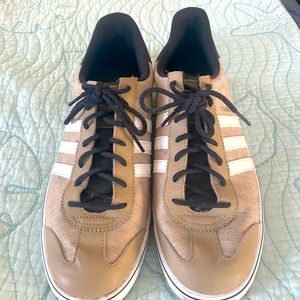 Tan, Black and White Samoa Adidas